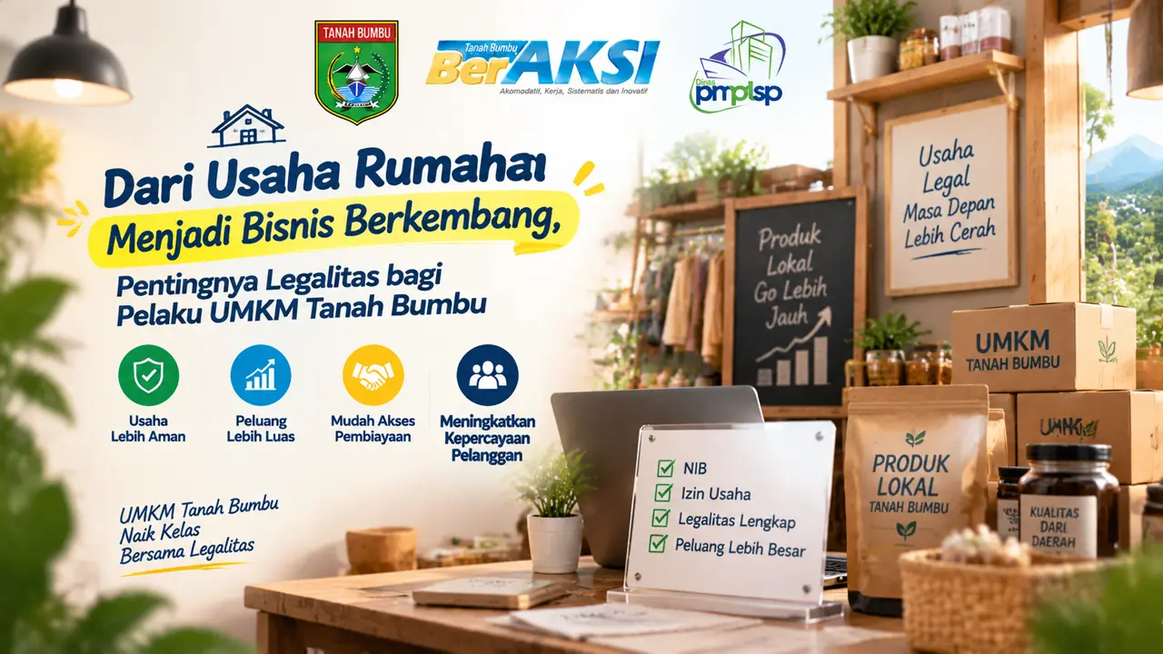 Dari Usaha Rumahan Menjadi Bisnis Berkembang, Pentingnya Legalitas bagi Pelaku UMKM Tanah Bumbu