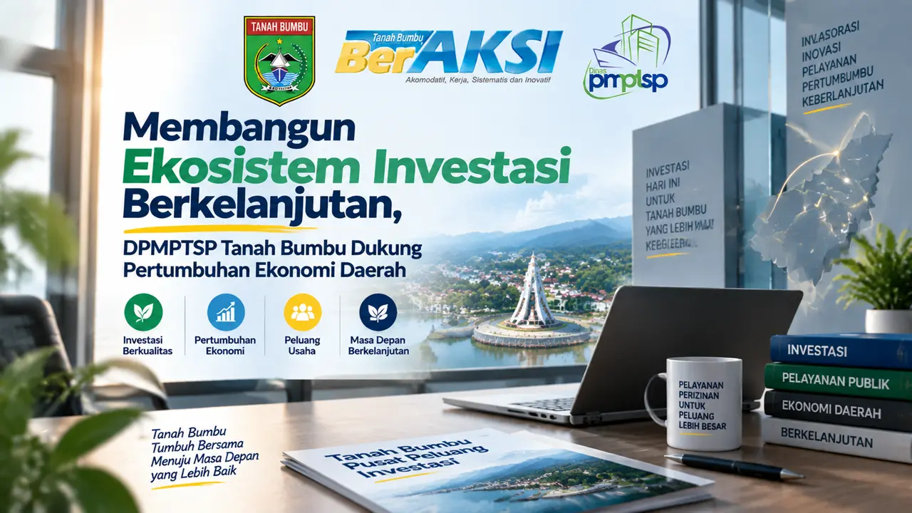 Membangun Ekosistem Investasi Berkelanjutan, DPMPTSP Tanah Bumbu Dukung Pertumbuhan Ekonomi Daerah