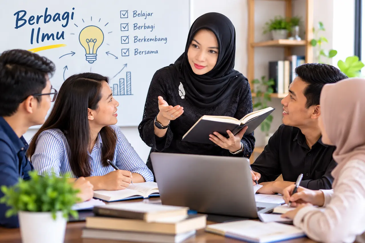 — Ilmu yang Dibagi, Cahaya yang Tak Pernah Padam —