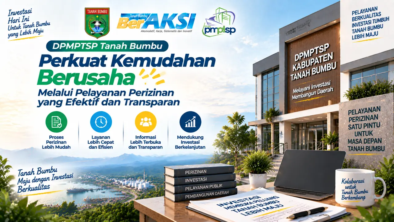 DPMPTSP Tanah Bumbu Perkuat Kemudahan Berusaha Melalui Pelayanan Perizinan yang Efektif dan Transparan