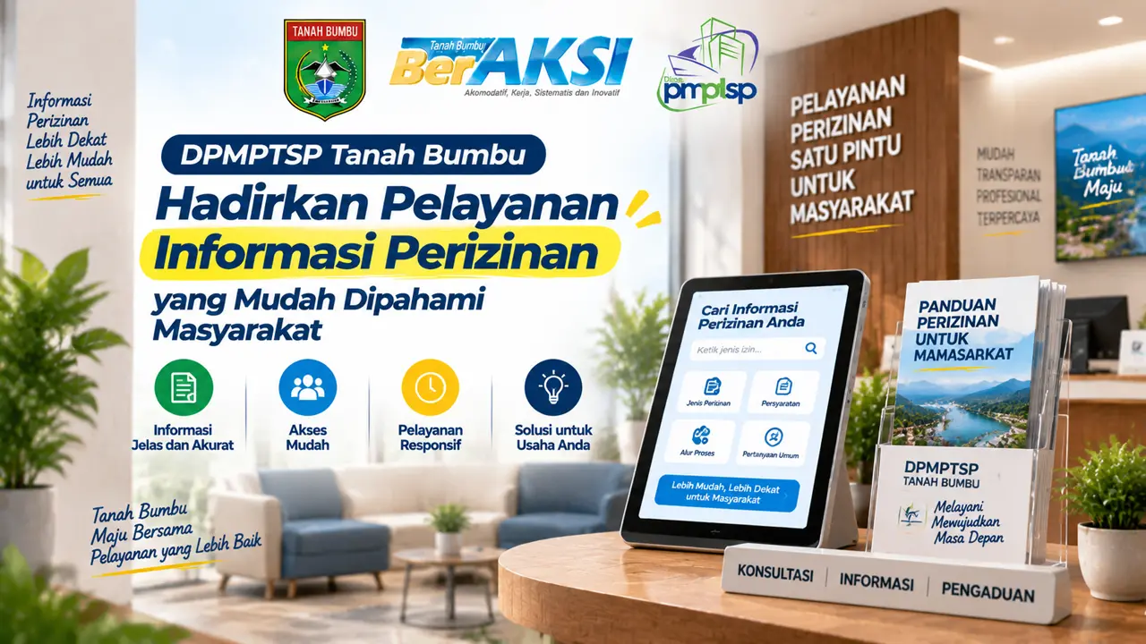 DPMPTSP Tanah Bumbu Hadirkan Pelayanan Informasi Perizinan yang Mudah Dipahami Masyarakat