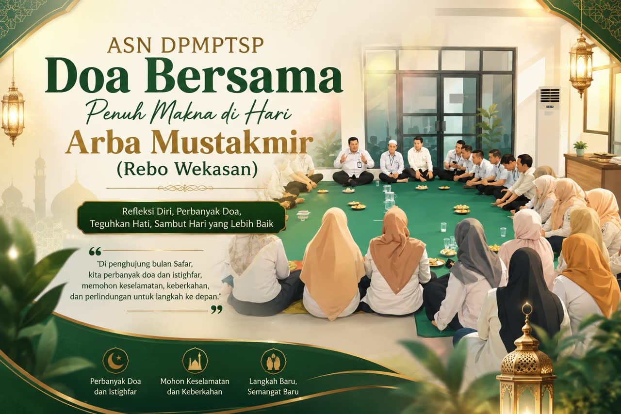 🕌 Mengetuk Pintu Langit: ASN DPMPTSP Gelar Doa Bersama di Momentum Rebo Wekasan