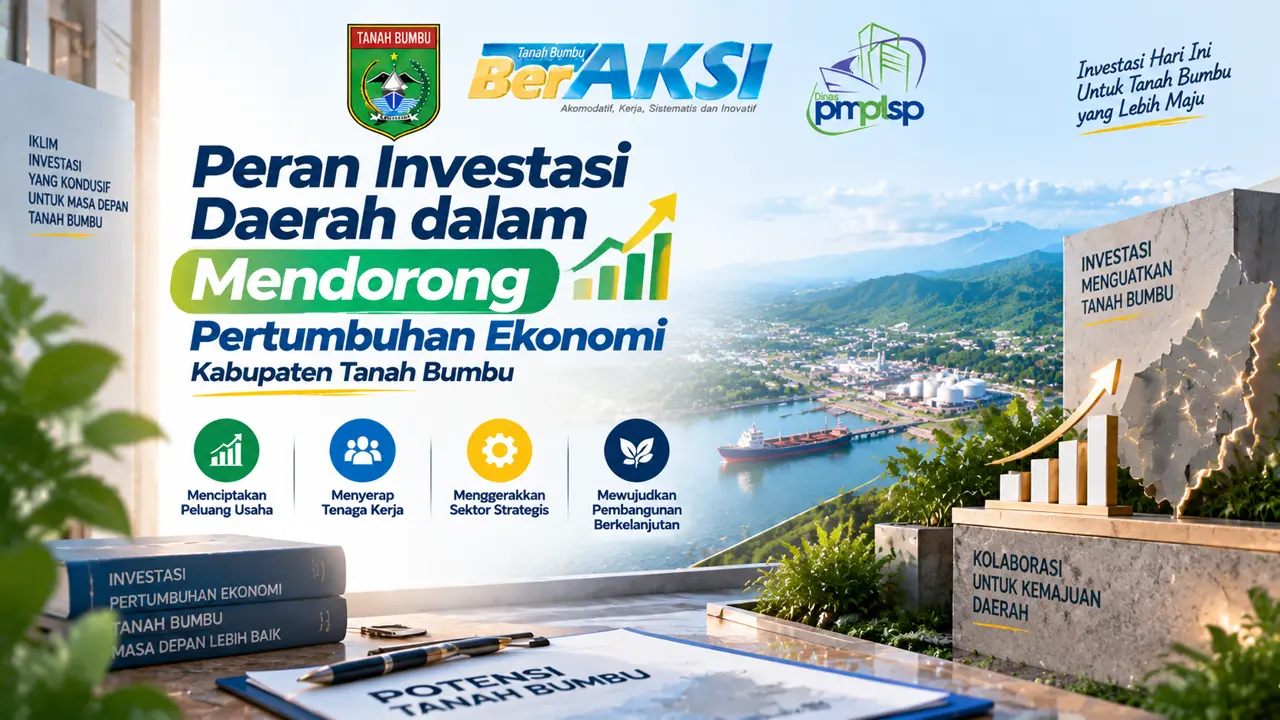 Peran Investasi Daerah dalam Mendorong Pertumbuhan Ekonomi Kabupaten Tanah Bumbu