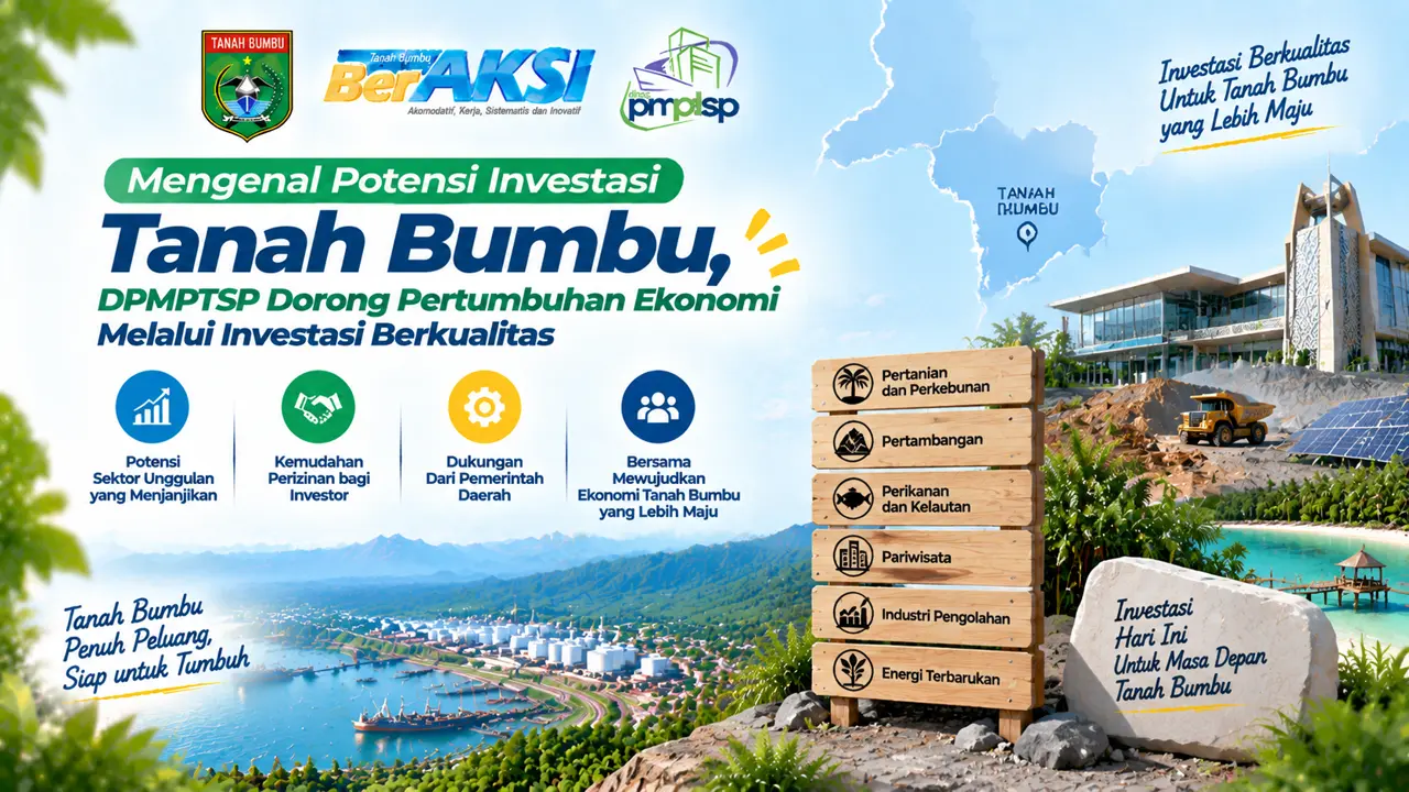 Mengenal Potensi Investasi Tanah Bumbu, DPMPTSP Dorong Pertumbuhan Ekonomi Melalui Investasi Berkualitas
