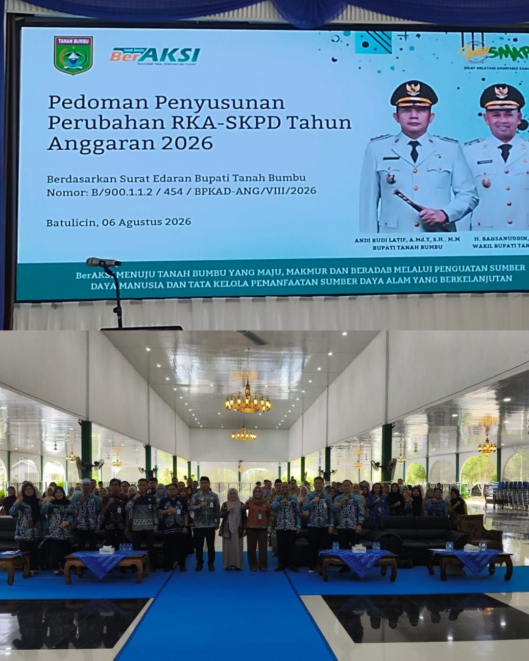 Sub Bagian Perencanaan, Keuangan dan Aset DPMPTSP Ikuti Sosialisasi Pedoman Penyusunan Perubahan RKA-SKPD Tahun Anggaran 2026